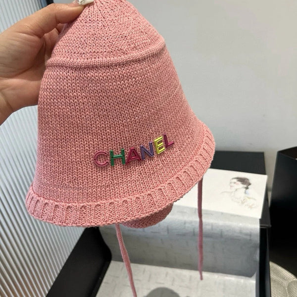 WOVEN BUCKET HAT PINK 674000