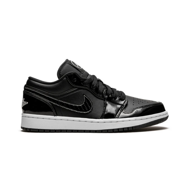 Nike Air Jordan 1 Black Patent Leather Cowhide 02