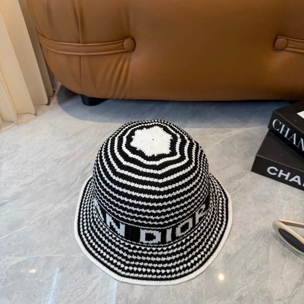 CD Striped Bucket Hat Wool 280840