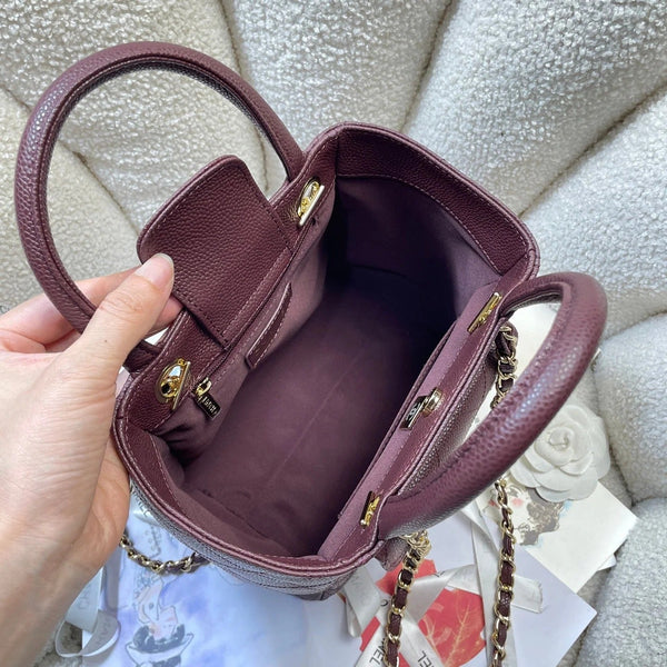 CC 2026 Shopping Bag 25cm Grained Calfskin Leather