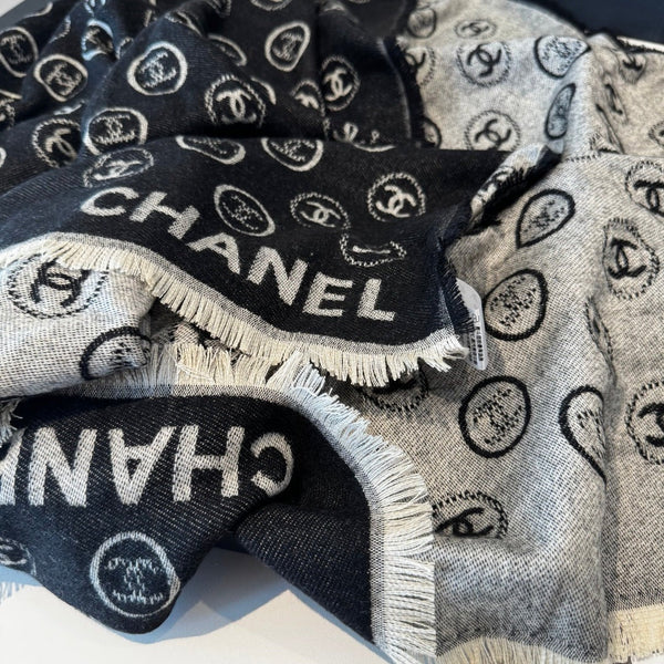 CHANEL 25S ÉCHARPE 200 CM EN CACHEMIRE 942945