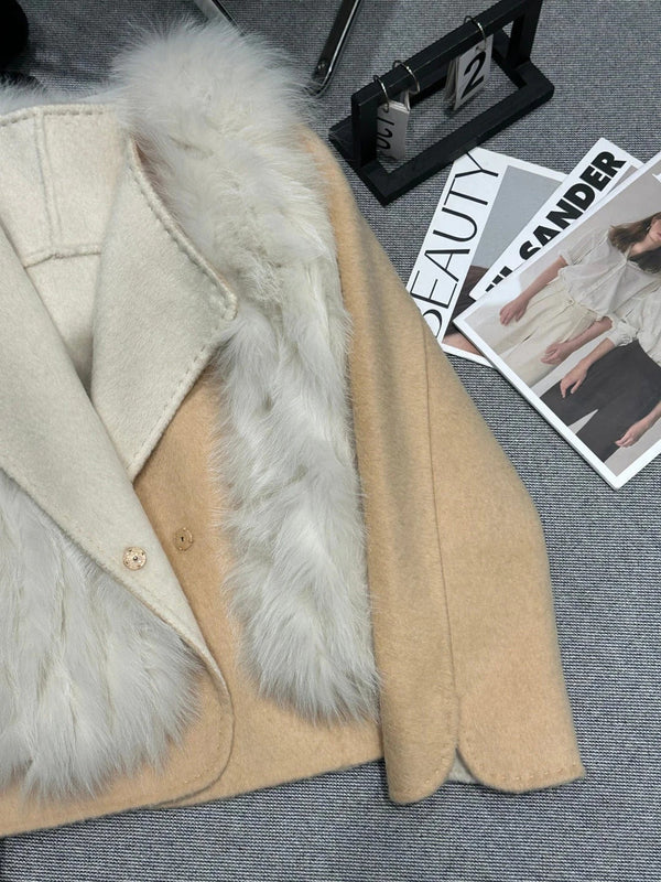BLOUSON RÉVERSIBLE EN FOURRURE DE RENARD CHANEL 25S 591