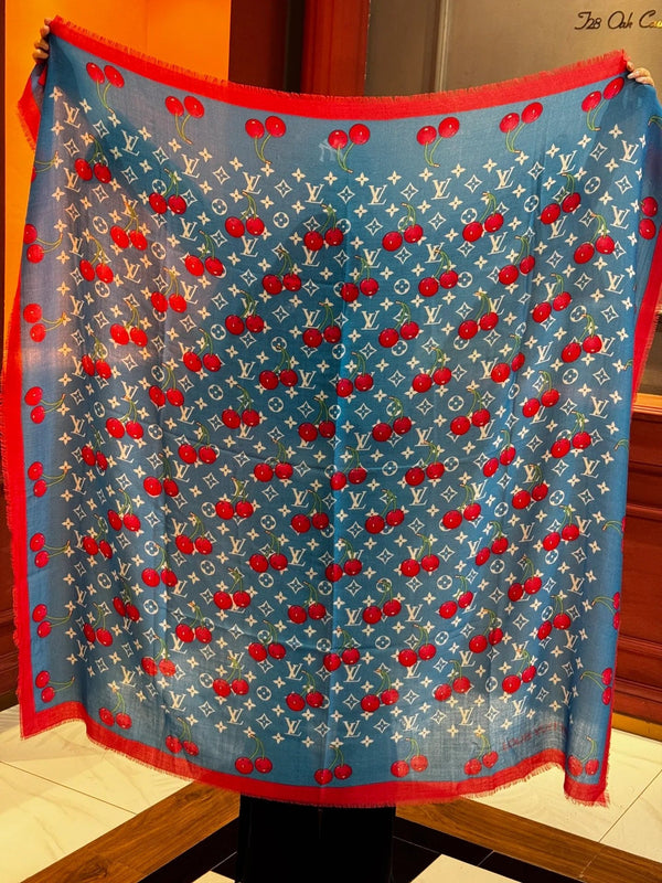 LV SCARF 140 CM IN CASHMERE 721494