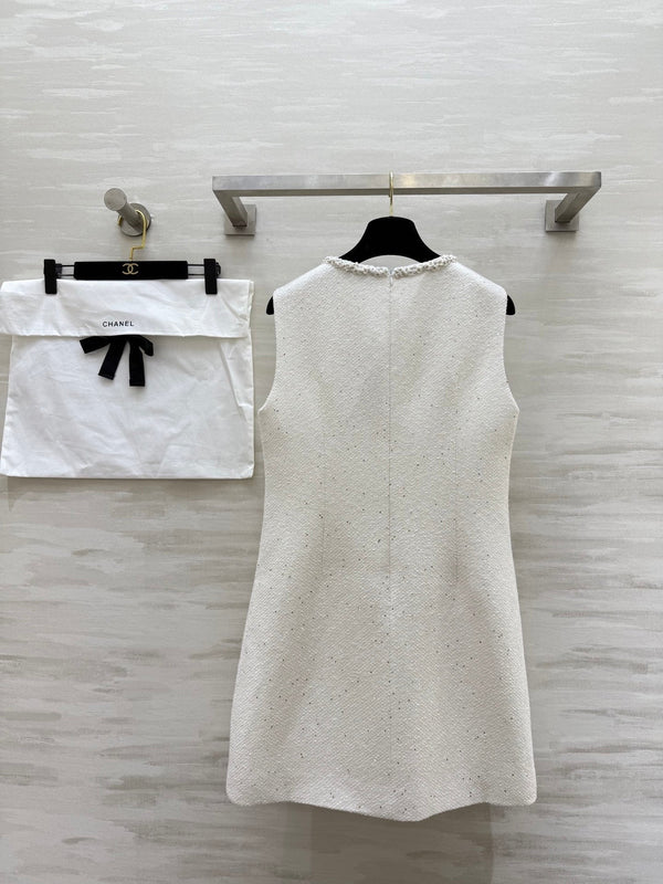 ROBE EN LAINE SANS MANCHES CHANEL STYLE 20
