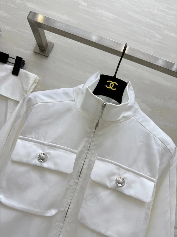 CHANEL 25S VESTE COL MONTANT STYLE 177