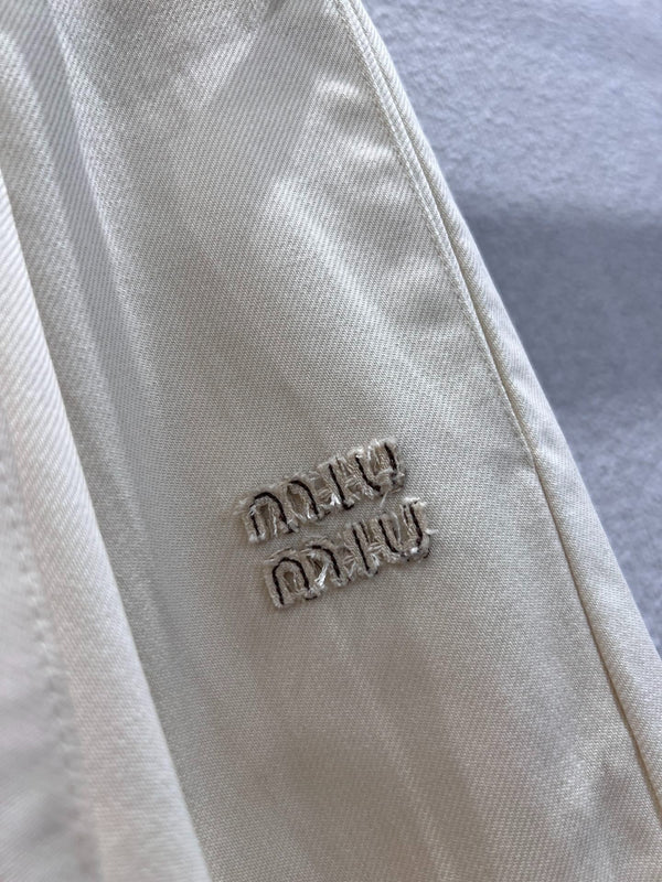 MIUMIU DRAWSTRING TROUSERS STYLE 6