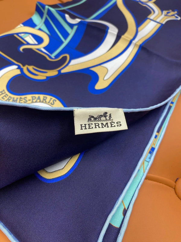 HERMES 25S SCARF 90 IN SILK 718489