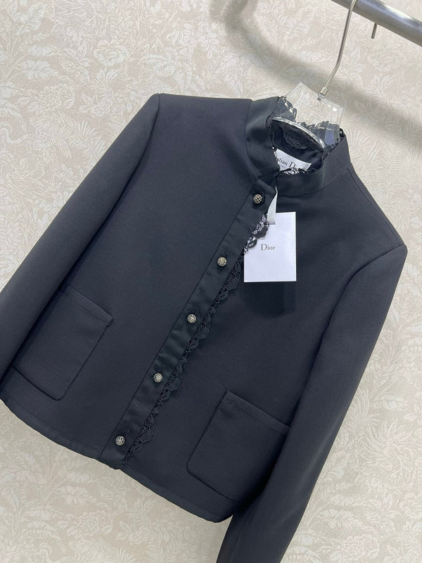 DIOR 25S SILK-BLEND KNIT JACKET STYLE 172