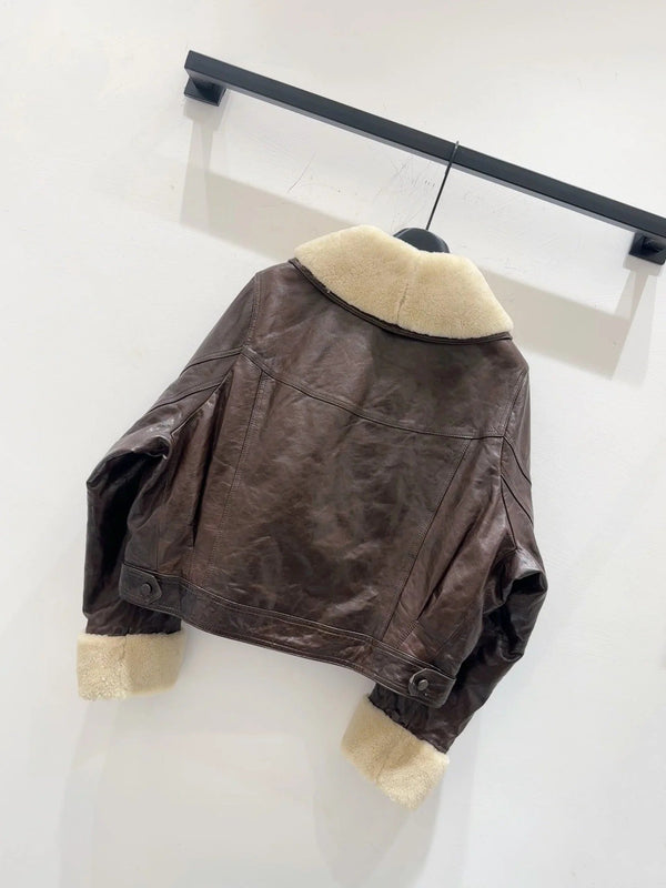MIUMIU LEATHER JACKET STYLE 585
