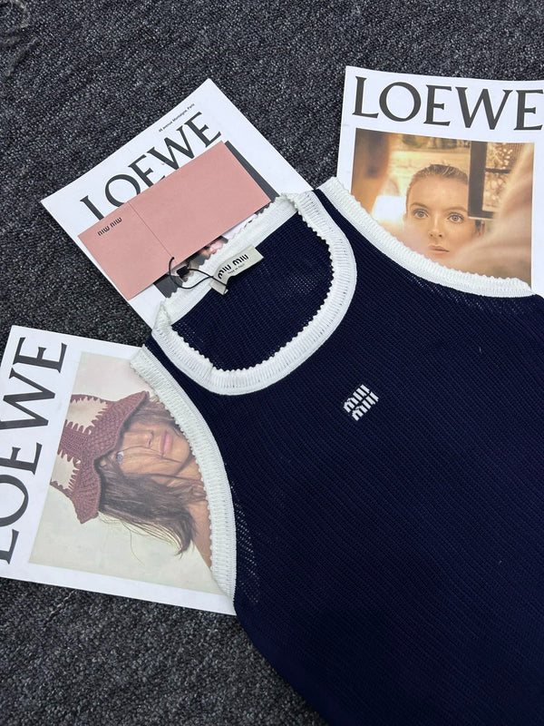 MIUMIU SLEEVELESS KNIT DRESS STYLE 634