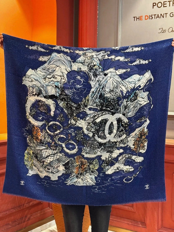 CHANEL 25S SCARF 200 CM IN CASHMERE 941753