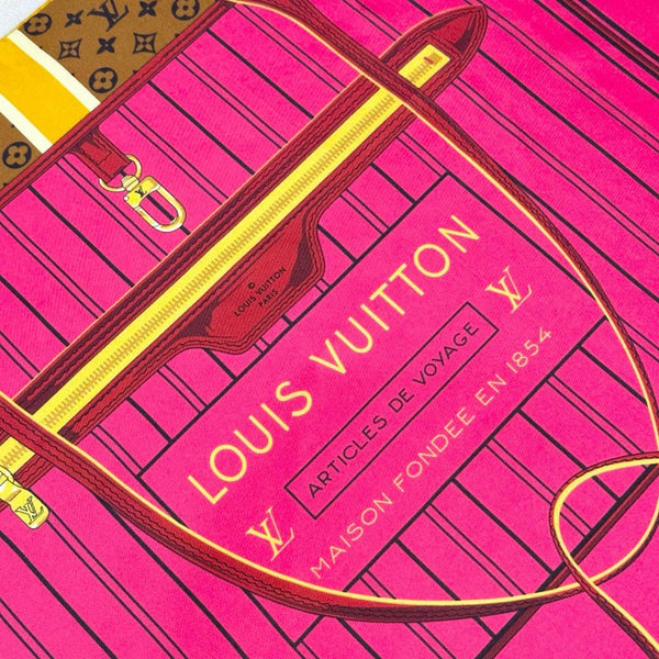 LV SCARF 90 CM IN SILK 737303