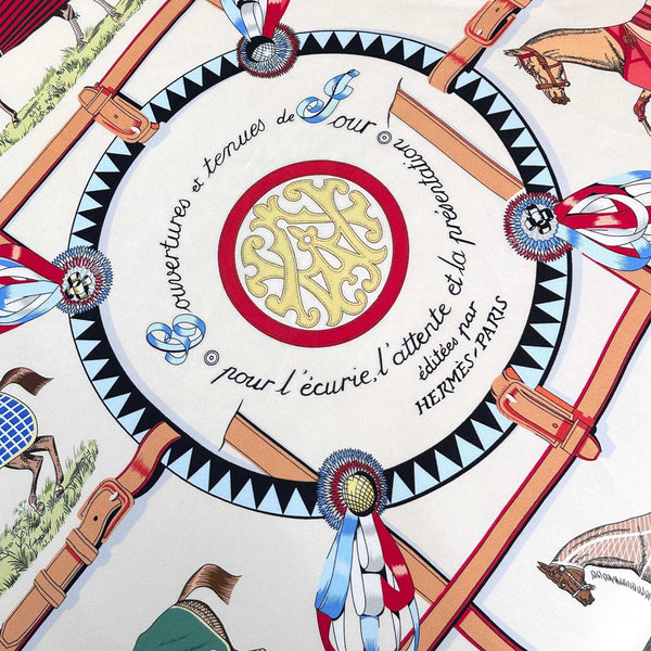 SCIARPA HERMES 25S 90 IN TWILL DI SETA 733929