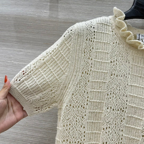 HAUT EN MAILLE CHANEL STYLE 69