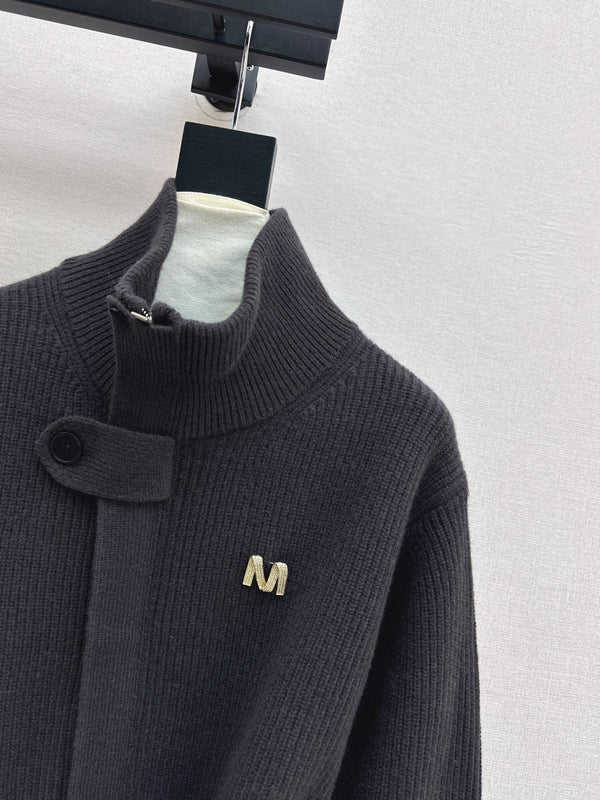 MAX MARA 25S STAND COLLAR CARDIGAN COAT 036