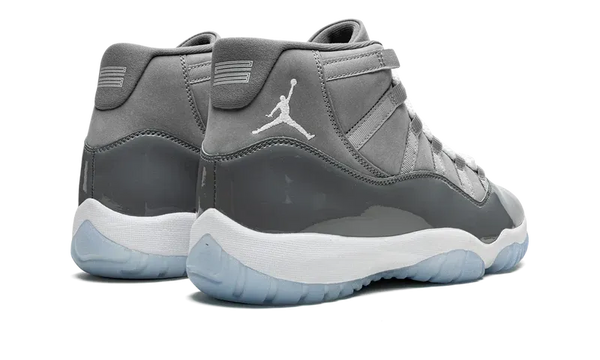 Nike Air Jordan 11 Cool Grey Patent Leather Nubuck
