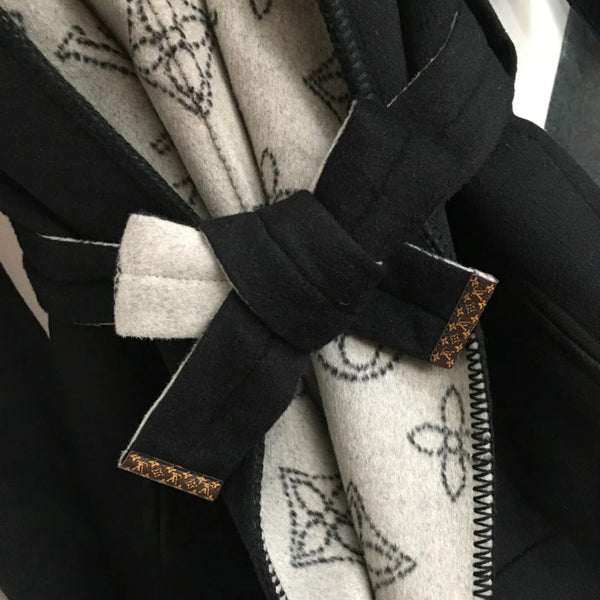 LV 25S BELTED WOOL COAT 0144