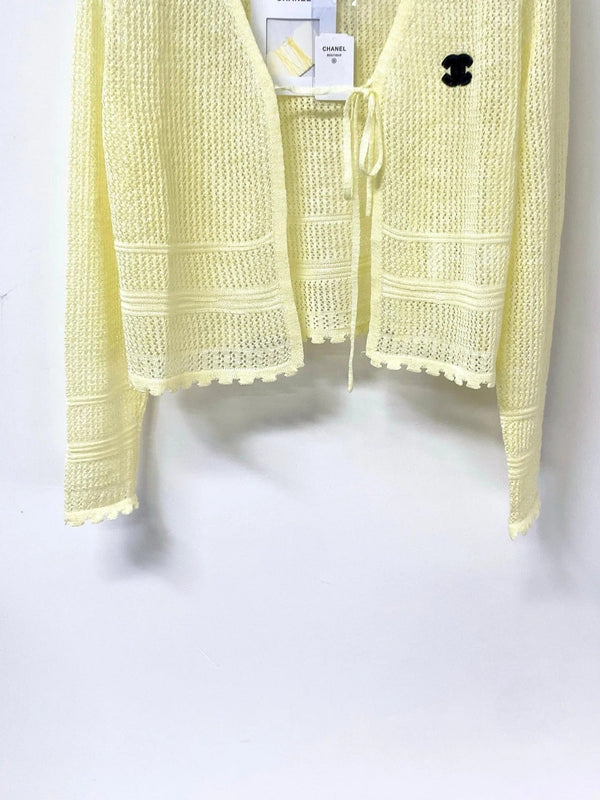 CC 2026 Short Knitted Cardigan Cotton 419392
