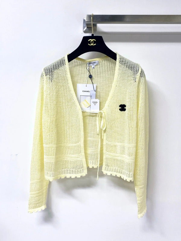 CC 2026 Short Knitted Cardigan Cotton 419392