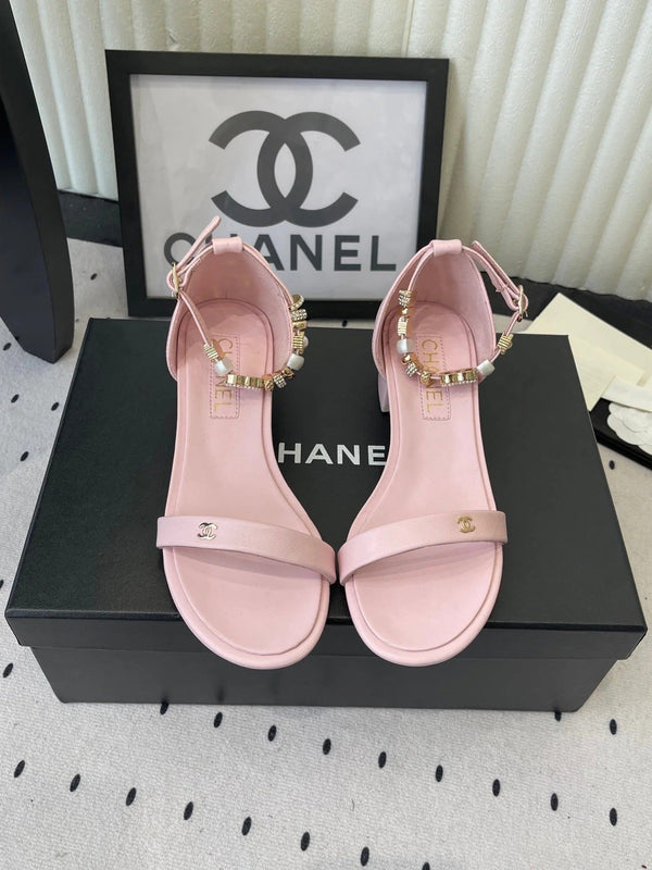 CC 26s Sandales 35 Cuir de mouton Rose clair 650104