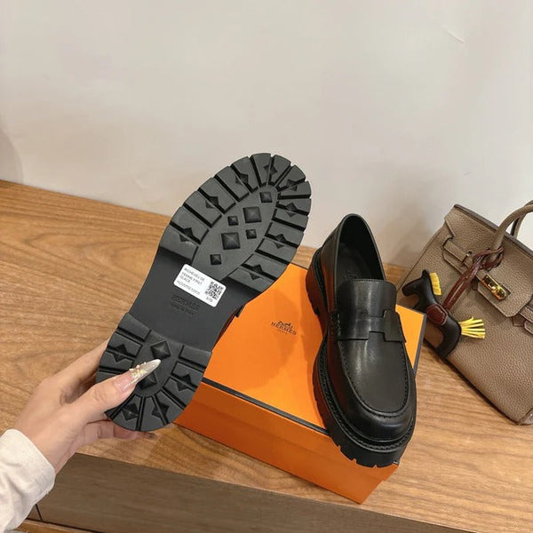 HM 26ss Loafers Black Calfskin 638435
