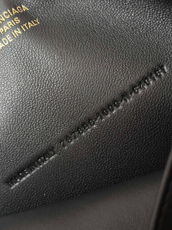 Sac Rodeo Balenciaga 2026 Cuir de veau noir 22 cm Métal doré 351339