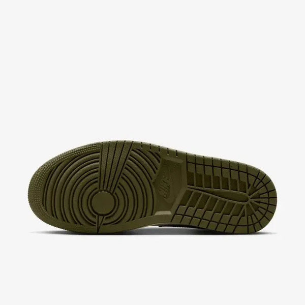Nike Air Jordan 1 Low Coconut Milk Medium Olive Leather