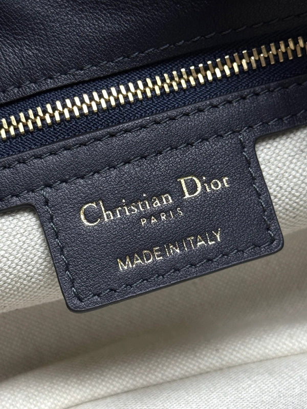 Dior 2026 Bobbi Bag 20cm Black Fabric Leather