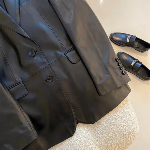 CELINE 25S LEATHER JACKET 0100