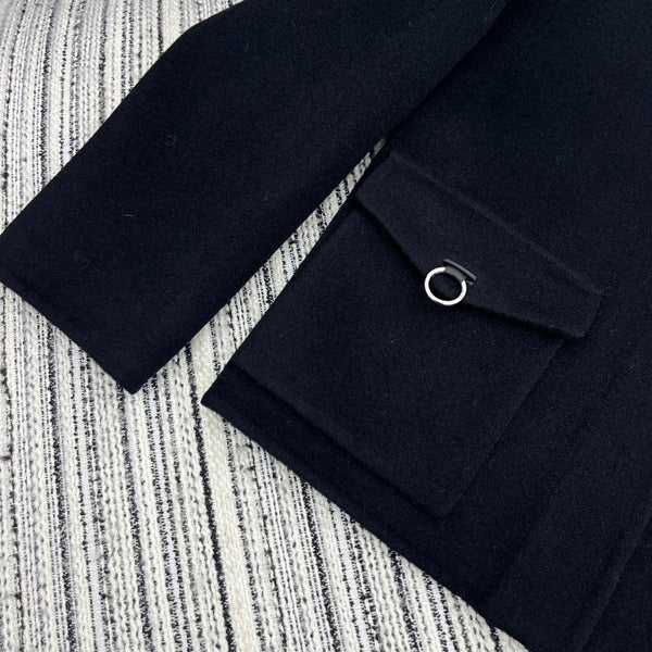 HERMES 25S REVERSIBLE CASHMERE COAT 174