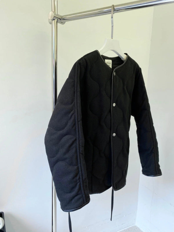 HERMES 25S REVERSIBLE SHORT COTTON COAT 129