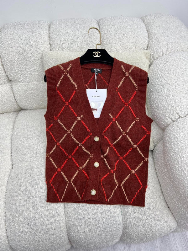 CHANEL 25S SET Gilet en maille STYLE 256