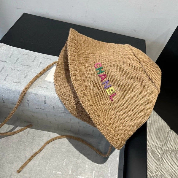 WOVEN BUCKET HAT BROWN 673997