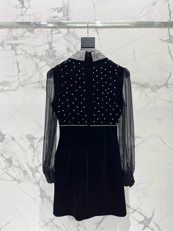 ROBE YSL 25S AVEC DÉTAILS PERLÉS STYLE 61