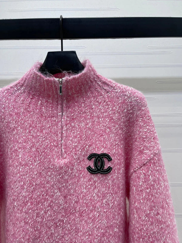 CC 26 Pull zippé court en laine 793820