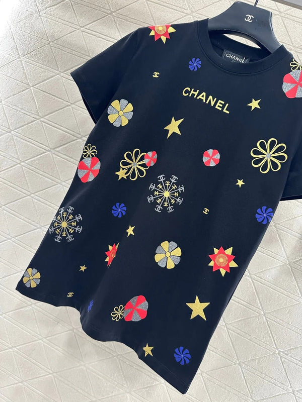 CHANEL T-SHIRT IMPRIMÉ 25S 649
