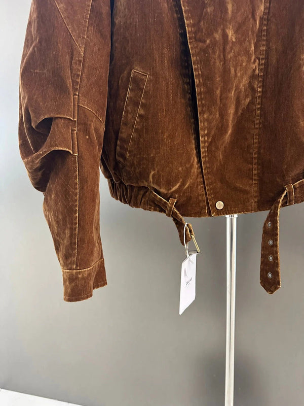CELINE 25S VELVET DENIM JACKET 0099