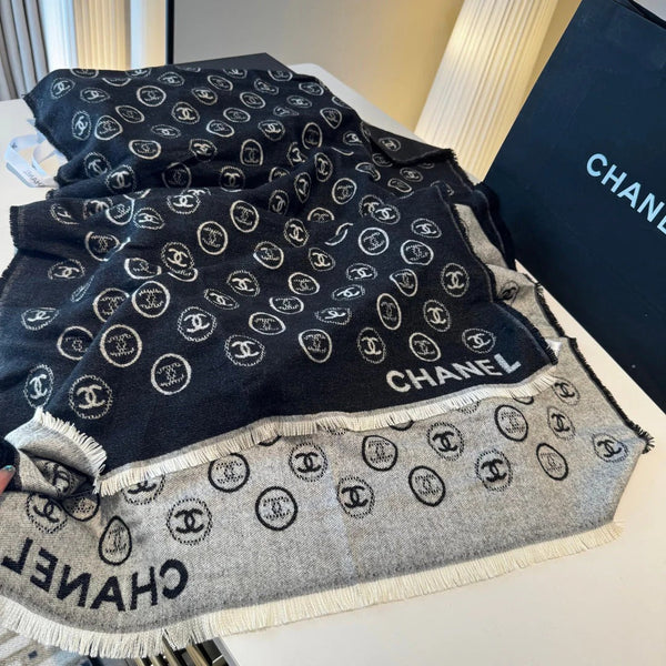 CHANEL 25S ÉCHARPE 200 CM EN CACHEMIRE 942945