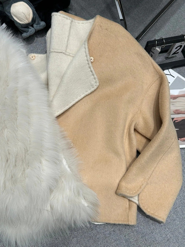 BLOUSON RÉVERSIBLE EN FOURRURE DE RENARD CHANEL 25S 591