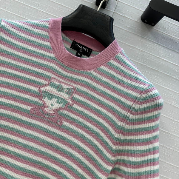 HAUT EN MAILLE CHANEL, MODÈLE 61