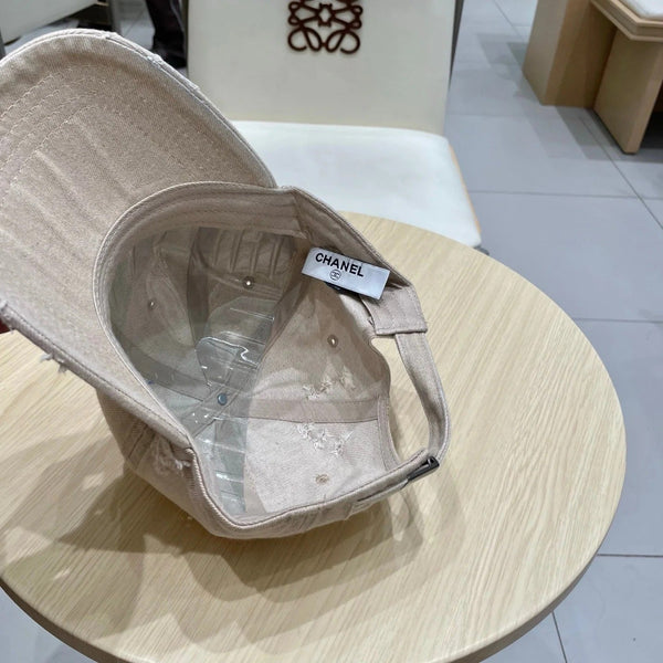 BASEBALL HAT WITH LOGO WARM GRAY IN JEAN 674123