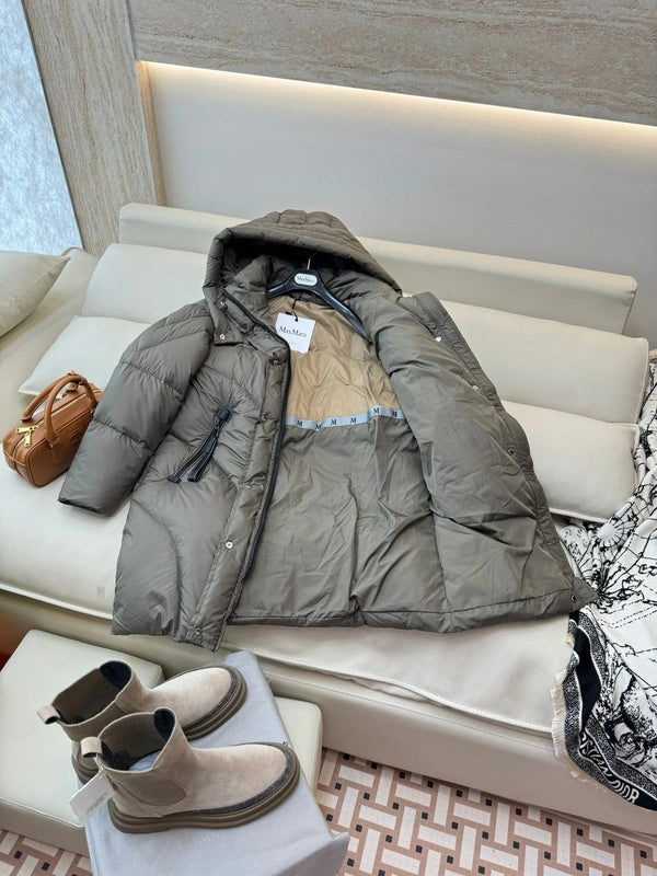 MAX MARA 25S MID-LENGTH DOWN JACKET 085