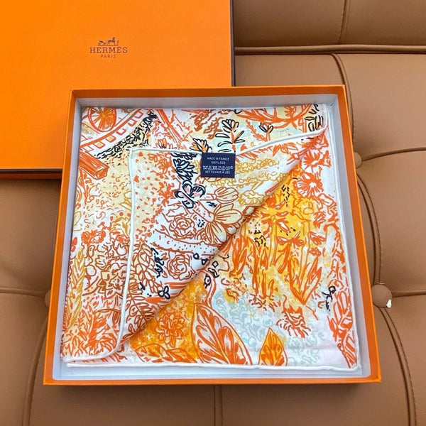 HERMES 25S SCARF 90 IN SILK 703689