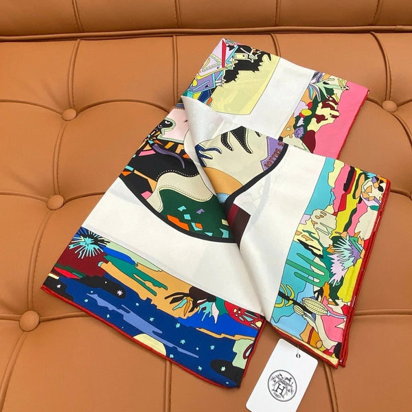 HERMES 25S SCARF 90 IN SILK 703712