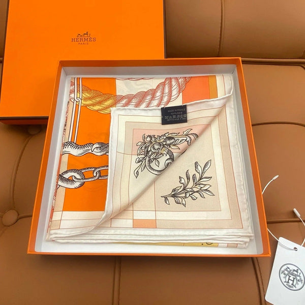 HERMES 25S SCARF 90 IN SILK 709682