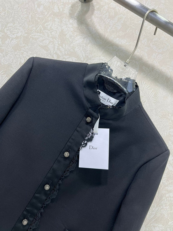 DIOR 25S SILK-BLEND KNIT JACKET STYLE 172