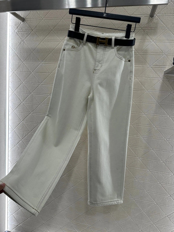 HERMES 25S STRAIGHT-LEG JEANS 083