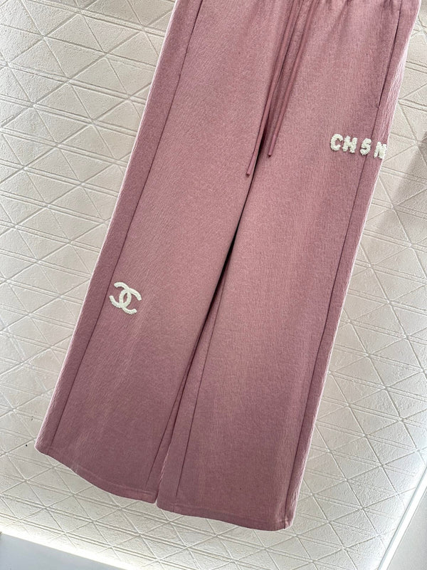 CHANEL 25S HIGH-WAISTED WIDE-LEG PANTS 305
