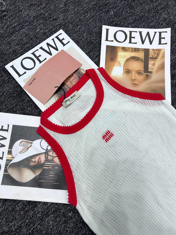 MIUMIU SLEEVELESS KNIT DRESS STYLE 633