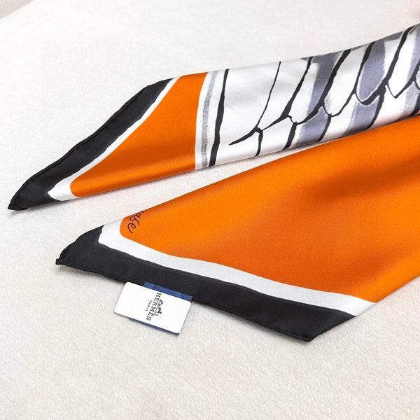 HERMES 25S SCIARPA 90 IN TWILL DI SETA 733934